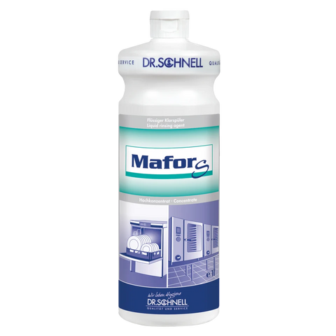 MAFOR S Saurer Klarspüler für gewerbliche Geschirrspülmaschinen / Haushaltsspülmaschinen / Konvektomaten / Kombidämpfer für alle Wasserhärten Dr. Schnell