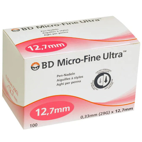 BD Micro-Fine Ultra Pen-Nadel 12,7mm 29G / 100 Stück Becton Dickinson