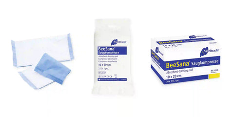 BeeSana® Saugkompresse, steril versch. Größen Meditrade