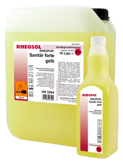 RHEOPUR-Sanitär forte gelb Kanister 10 Liter NW-Chemie
