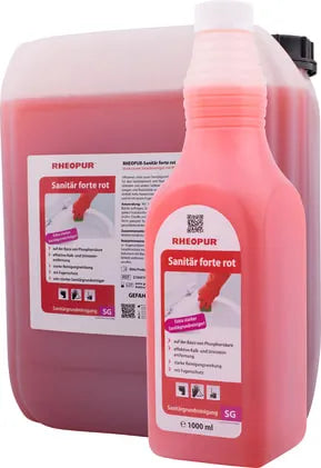 RHEOPUR-Sanitär forte rot Flasche 1000 ml NW-Chemie