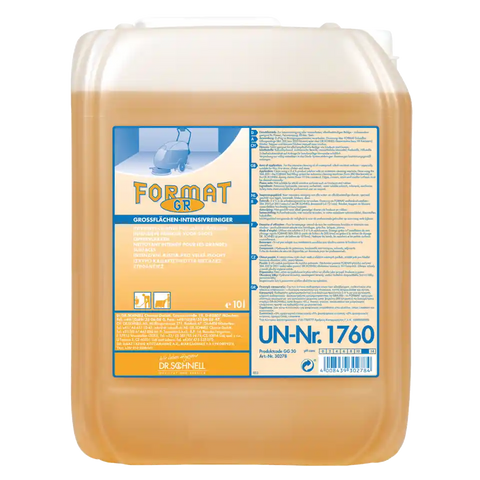 FORMAT GR Intensivreiniger für den Einsatz im Scheuersaugautomat Dr. Schnell