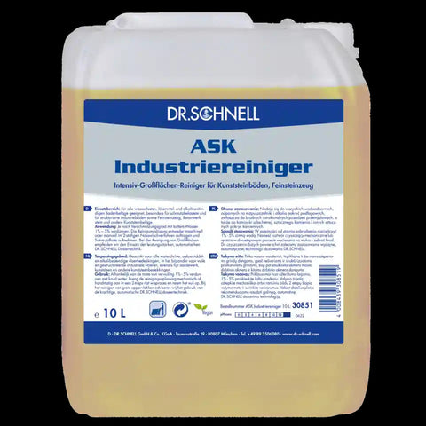 ASK INDUSTRIEREINIGER ntensiv-Großflächen-Reiniger für Kunststeinböden Dr. Schnell