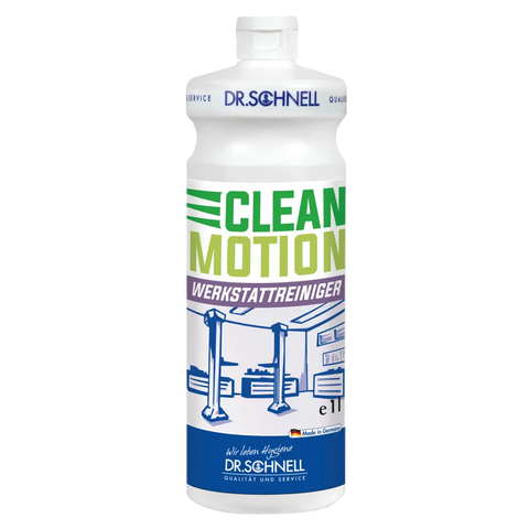 CLEANMOTION WERKSTATTREINIGER Reiniger für Industrie und Werkstatt mit hervorragender Fettlösekraft Dr. Schnell