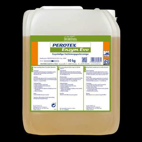 PEROTEX ENZYM EVO leistungsstarker Geschirrreiniger für niedrige Wasserhärten Dr. Schnell