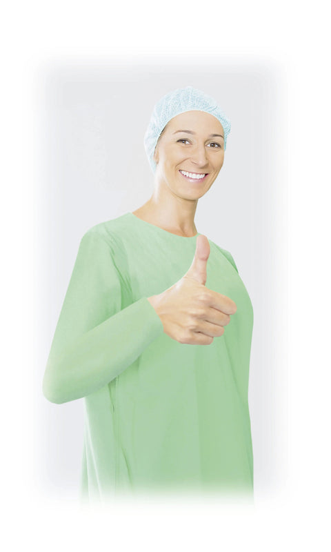 BeeSana® PP-Kittel 23 g, Schutzmantel mit Trikotbündchen Meditrade