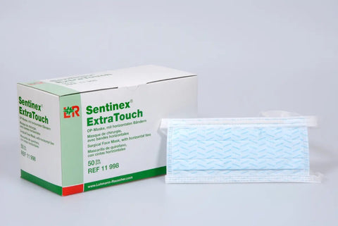 Sentinex ExtraTouch OP-Maske unsteril, 50 Stk, zum Binden Lohmann & Rauscher
