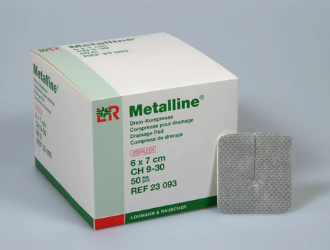 Metalline Drain-Kompresse steril - 50 Stück Lohmann & Rauscher