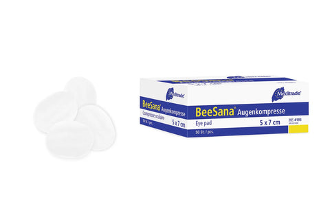 BeeSana® Augenkompresse, unsteril, 5x7 cm Meditrade