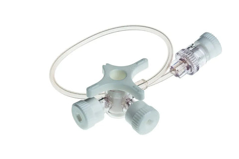 BD Connecta+³ Dreiwegehahn blau / 100 Stück Becton Dickinson