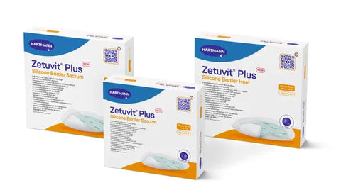 Zetuvit Plus Silicone Border 12,5x12,5 Hartmann