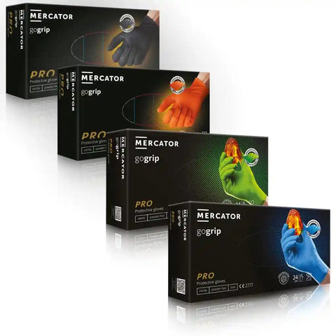 MERCATOR gogrip-pro Nitril-Handschuhe mit Diamanttextur MercatorMedical
