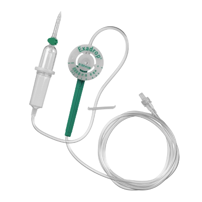 Exadrop® Infusionsgerät mit Präzisions-Tropfenregler B. Braun