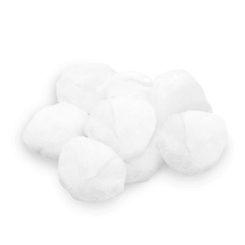 BeeSana® Mulltupfer, ohne RöKo, unsteril, 20 x 20 cm, Rundform, pflaumengroß Meditrade