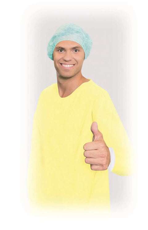 BeeSana® PP/PE-Kittel 26 g, gelb 10-Pack Meditrade