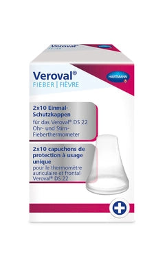 Veroval 2in1 Infrarot-Fieberthermometer Schutzkappenset Hartmann