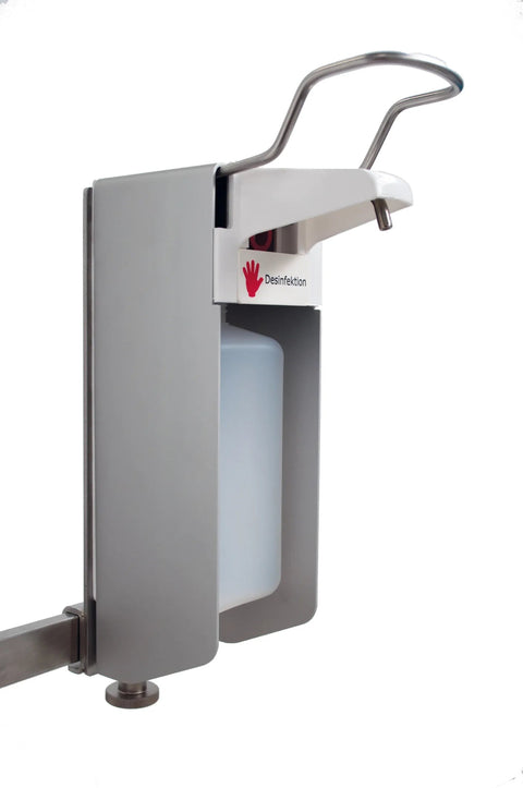 Desinfektionsmittelspender-Halter für Euroschiene 500 ml Novocal
