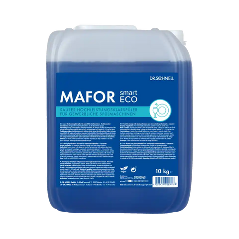 MAFOR smart ECO Saurer Hochleistungsklarspüler für gewerbliche Geschirrspülmaschinen für alle Wasserhärten Dr. Schnell