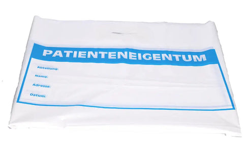 Deiss Tragetasche FIRST mit Positionsdruck "Patienteneigentum + Adressfeld" Deiss
