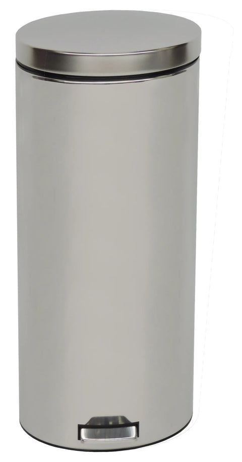 Tretabfalleimer, Chromstahl, 20 l Novocal