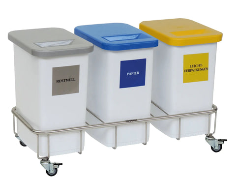 Fahrgestell, 3-fach, ohne Behälter Novocal