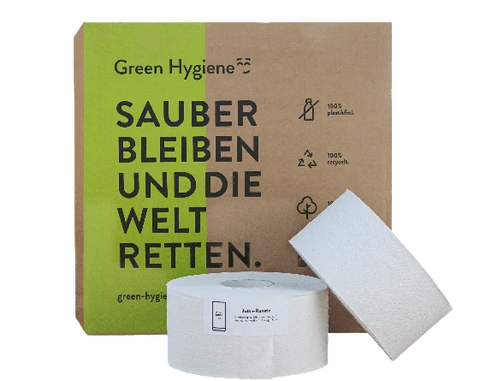 Green Hygiene® JUTTA-RENATE Jumbo-Toilettenpapier, 2-lagig 180 m Green Hygiene