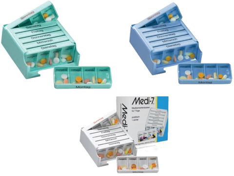 Medi-7, Medikamentendosierer für eine Woche Hans-H. Hasbargen