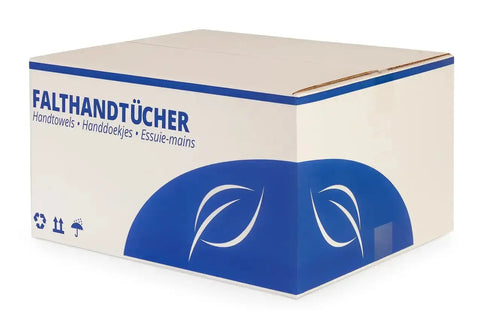 Falthandtücher V-falz, 2-lagig, 3200 Blatt - Recycling - FSC(R) Zertifikat Huchtemeier Papier