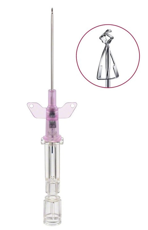 Introcan® Safety-W  Sicherheitsvenenverweilkanüle mit Fixierflügel B. Braun