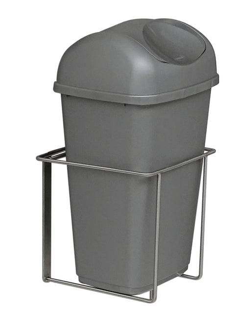 Kunststoffabfallbehälter, inkl. Edelstahlhalterung für PAW Novocal