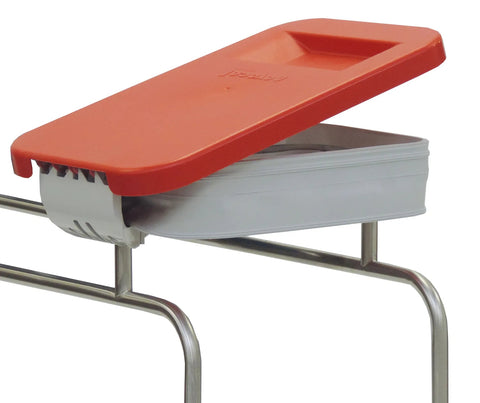 Kunststoffdeckel mit Scharnier und Softclose, farbig Novocal