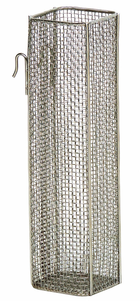 Katheterköcher eckig Edelstahl Novocal