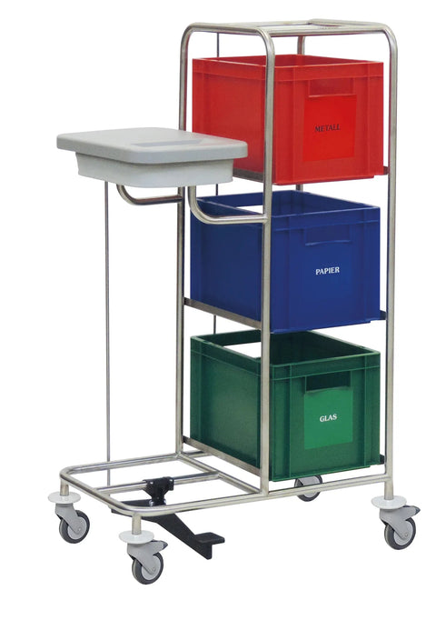 1 Einspannring mit KDS, inkl. Wertstoffaufkleber Novocal