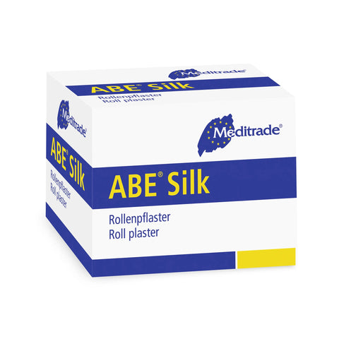 ABE® silk Rollenpflaster, ohne Schutzring, 2,5 cm x 5 m Meditrade
