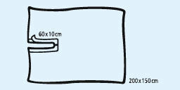 Foliodrape Protect Schlitztücher steril, Selbstklebend Hartmann