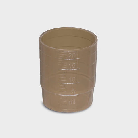 melipul MEHRWEG-Medikamentenbecher stapelbar 25ml Schwarz Pflegesysteme