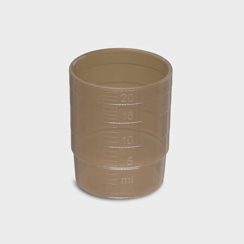 melipul MEHRWEG-Medikamentenbecher stapelbar 25ml Schwarz Pflegesysteme