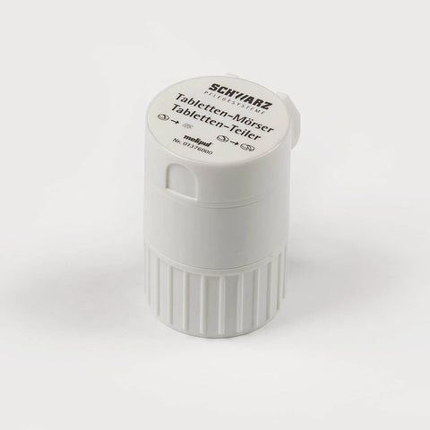 melipul Tabletten-Mörser und Tabletten-Teiler Schwarz Pflegesysteme