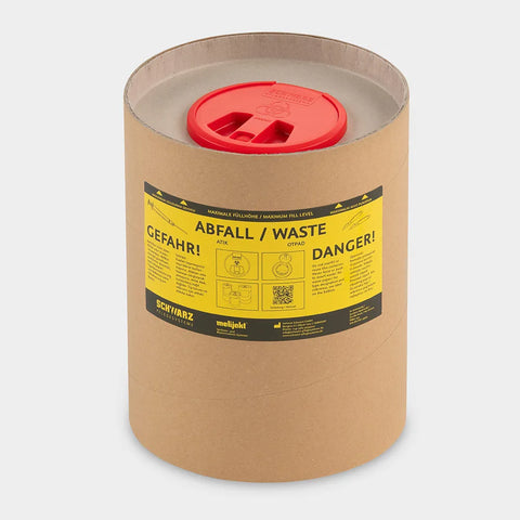 melijekt Kanülen-Entsorgungstrommel Schwarz Pflegesysteme