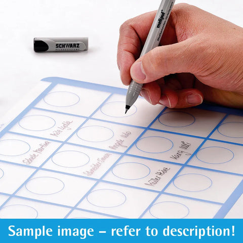 melipul Beschriftungs-Folie Schwarz Pflegesysteme