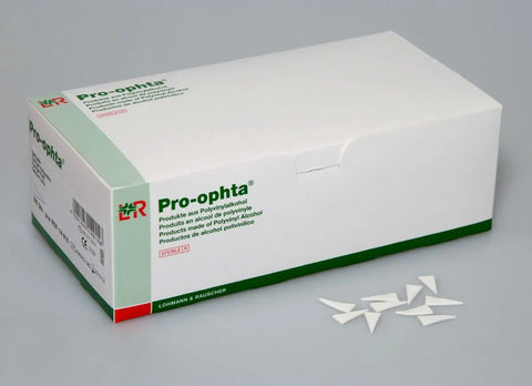 Pro-ophta Keiltupfer 10 Stück eingesiegelt, 200 Stück, steril Lohmann & Rauscher