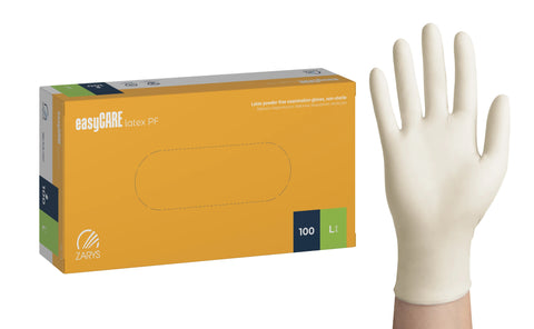 easyCARE latex PF exam gloves, powder-free, non-sterile ZARYS Internationale Group
