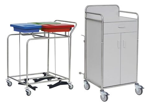 Stationswagen mit koppelbarem 3-fach Sammler, KS70, 1 Schubl Novocal