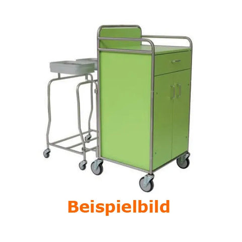 Stationswagen mit koppelbarem 4-fach Sammler, 1 Schublade Novocal