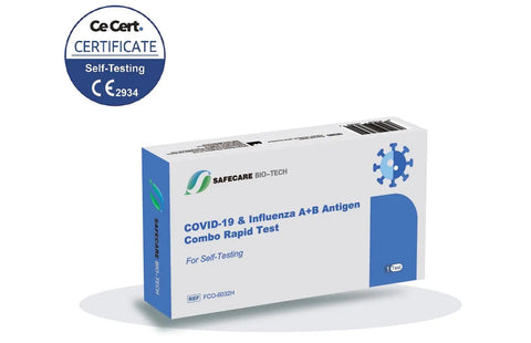 Safecare Influenza A+B & Antigen Covid-19 Combo Rapid Test Safecare Bio-Tech
