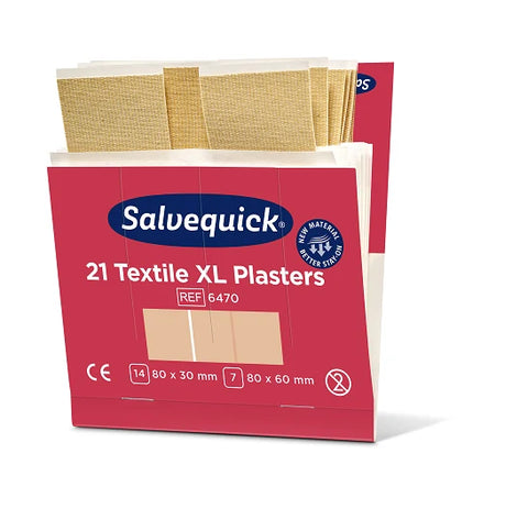 Salvequick Textilpflaster - Extragross / Nachfüllpackung Cederroth