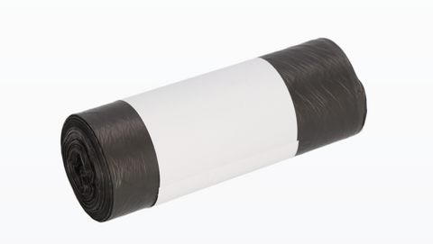 Müllbeutel, HDPE, 30 L, Grau, 490x600 mm, 50 Müllbeutel Deiss