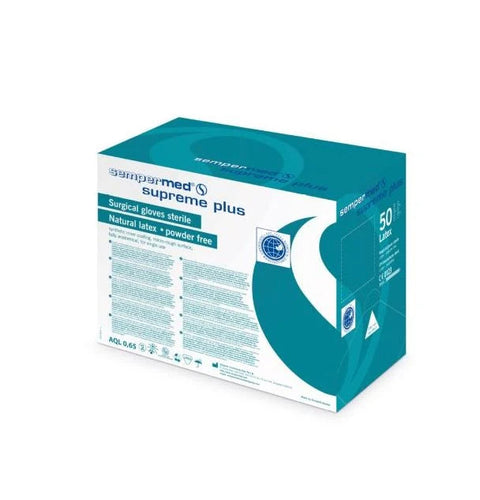 Sempermed Sup Plus OP-Handschuh Natur- latex pf - Weiß Lohmann & Rauscher