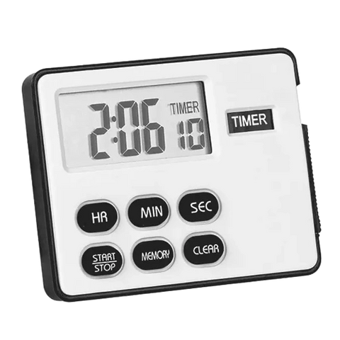 Compact Timer mit Batterie digitale Tischstoppuhr servoprax