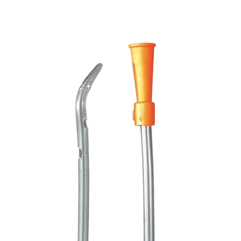 DCT Tiemann-Katheter CH22 40cm gebogen, seitl. Augen servoprax